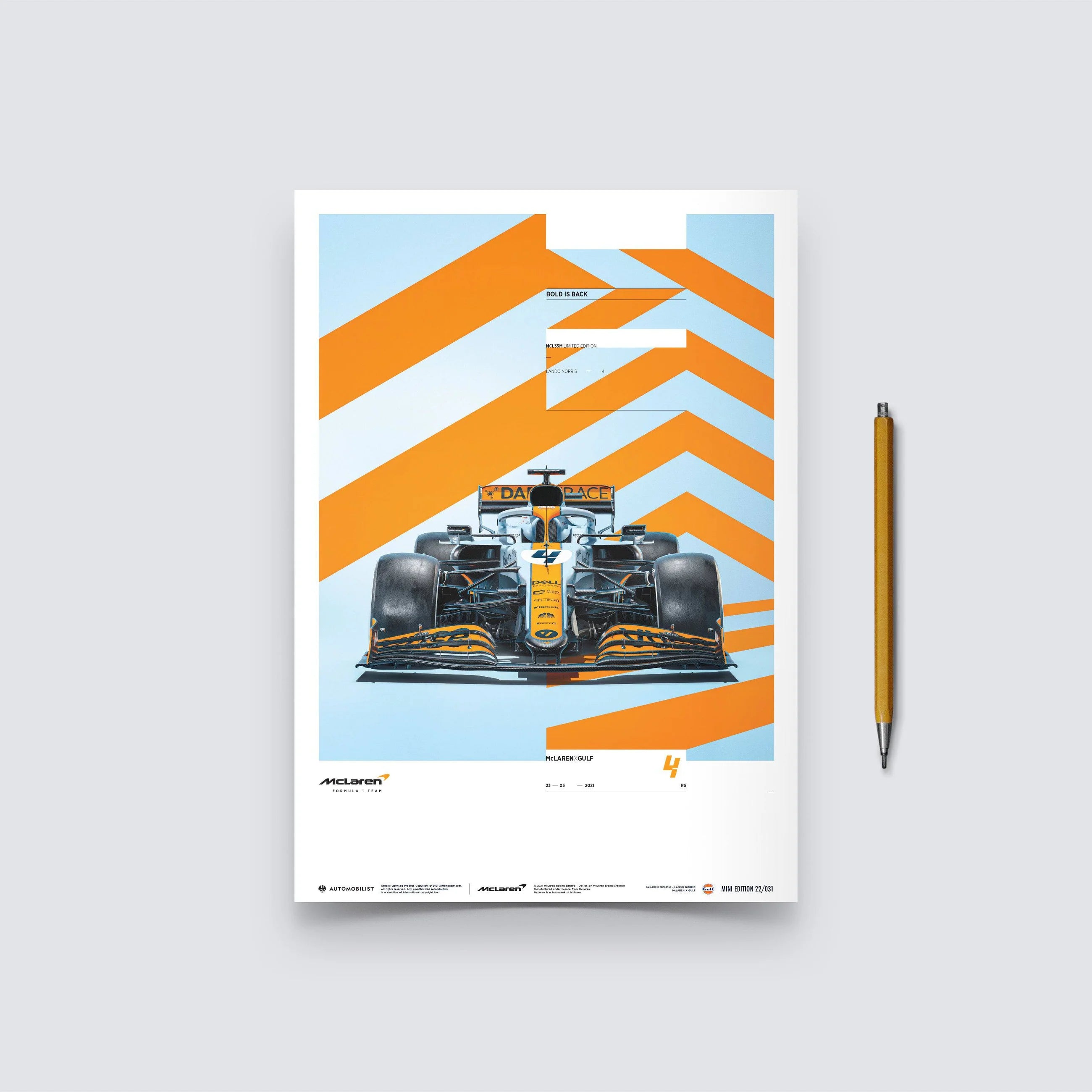 McLaren x Gulf - Lando Norris - 2021