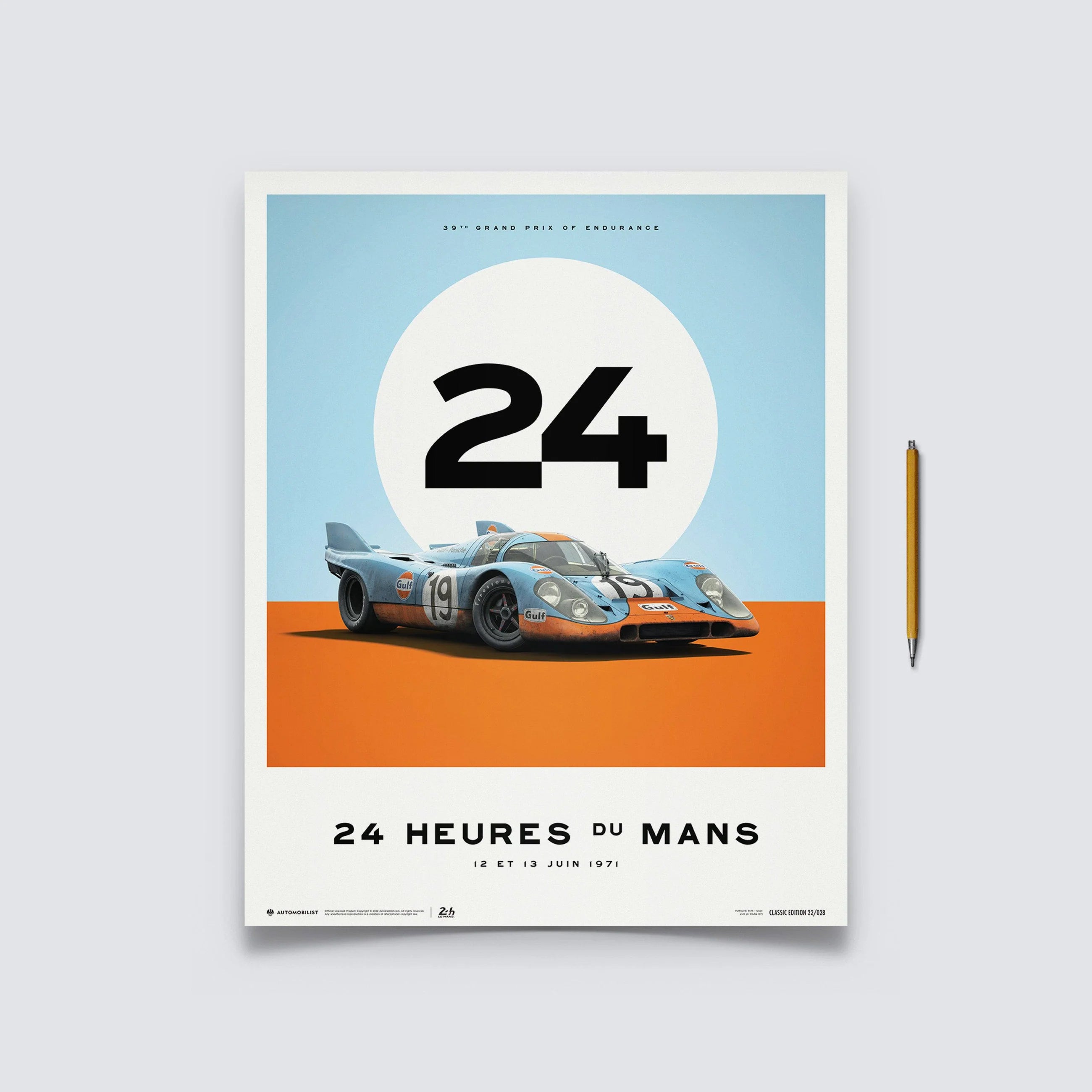 Porsche 917-Gulf-24 Hours of Le Mans - 1971