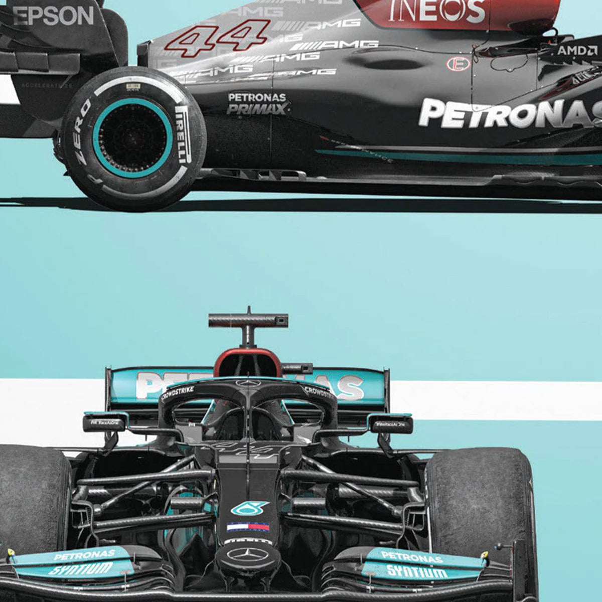 Mercedes-AMG Petronas F1 Team - F1 W12 E Performance - Blueprint - 2021