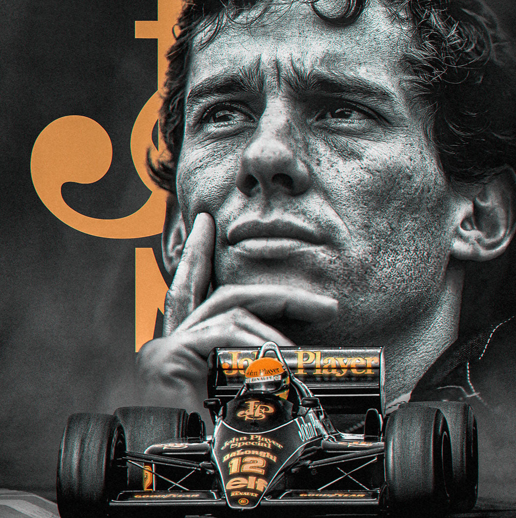 Ayrton Senna - 1/8 Scale Statue